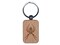 Orb Weaver Spider Arachnid Engraved Wood Rectangle Keychain Tag Charm